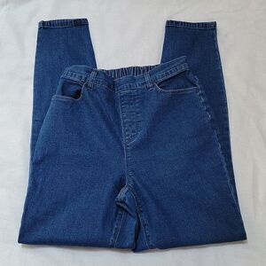 COPY - DENIM&CO Dark Blue Stretch Jeans Leggings Jeggings Small EUC